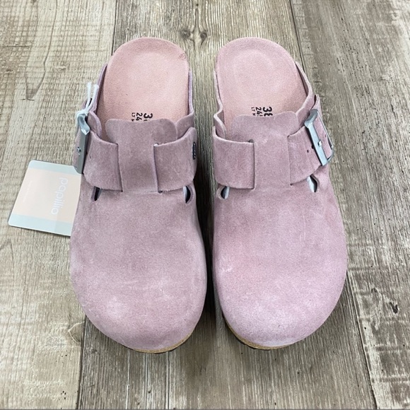 papillio by birkenstock fanny suede wedge clogs